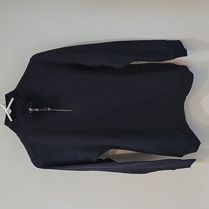 CHARLES RIVER APPAREL NWT womens 1/4 zip navy blue sweatshirt with pockets! M
